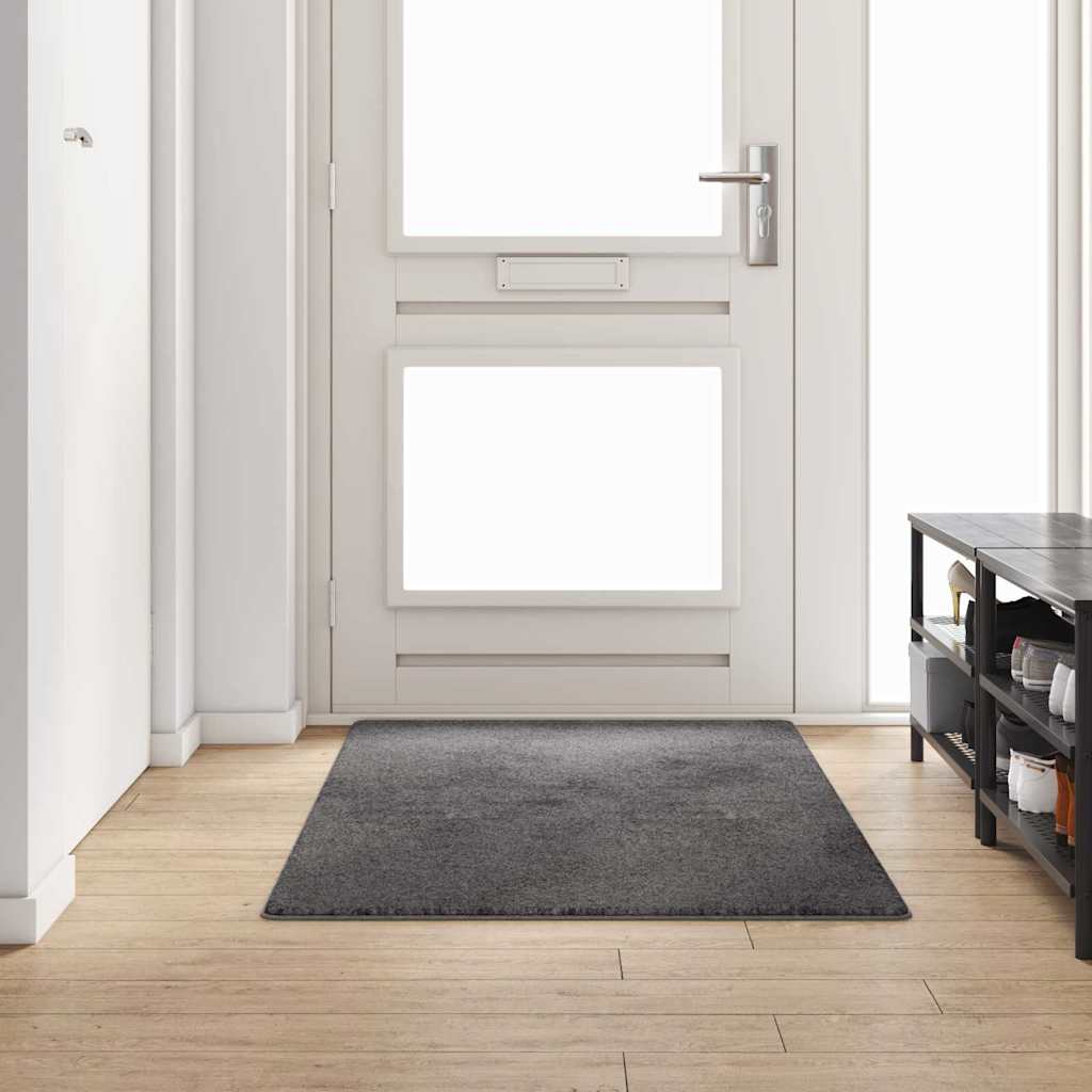 vidaXL Carpet Runner Grey 100 x 200 cm 100% Polypropylene Tuft
