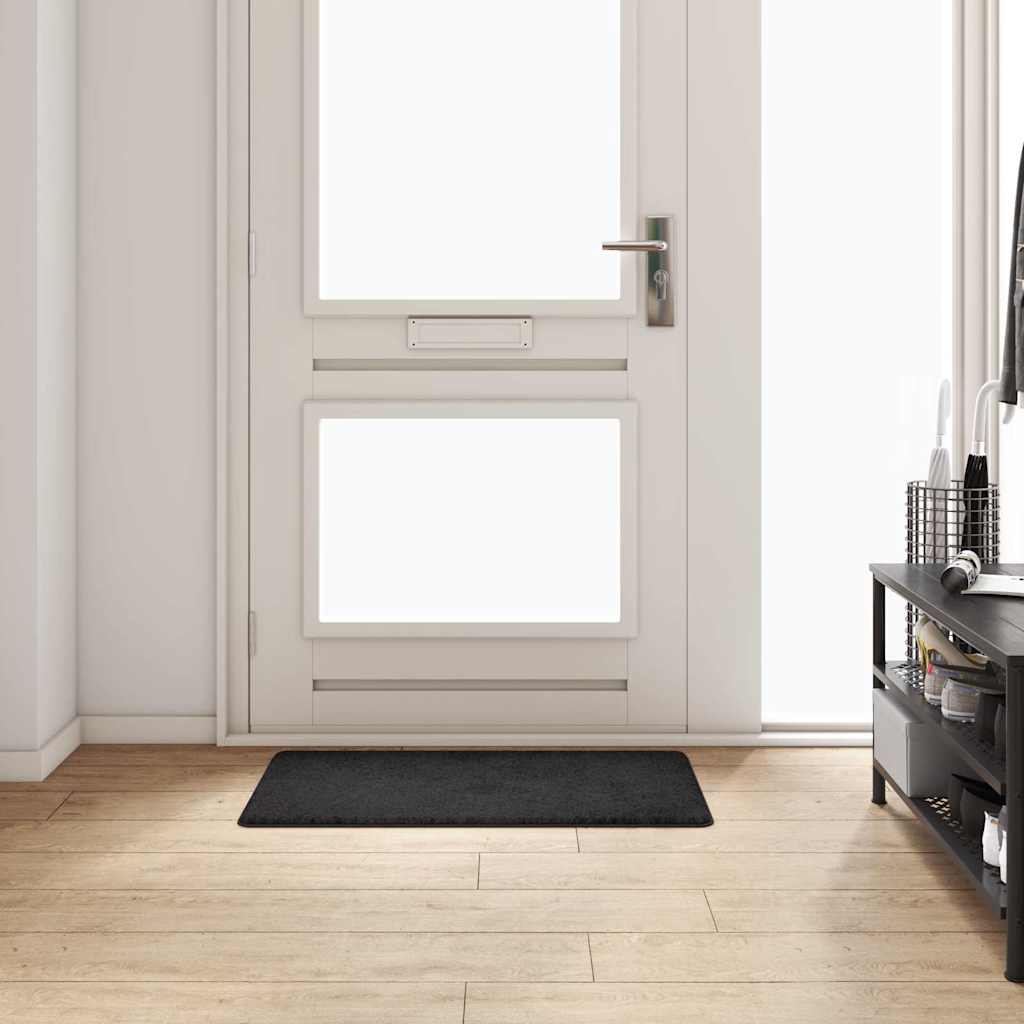 vidaXL Carpet Runner Black 50 x 100 cm 100% Polypropylene Tuft
