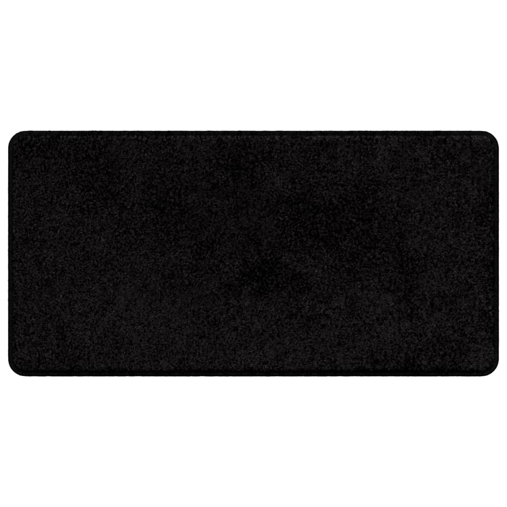 vidaXL Carpet Runner Black 50 x 100 cm 100% Polypropylene Tuft