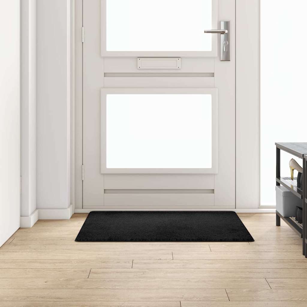 vidaXL Carpet Runner Black 100 x 100 cm 100% Polypropylene Tuft