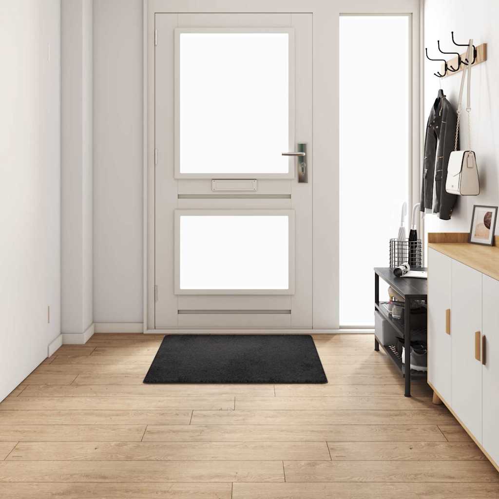 vidaXL Carpet Runner Black 100 x 100 cm 100% Polypropylene Tuft