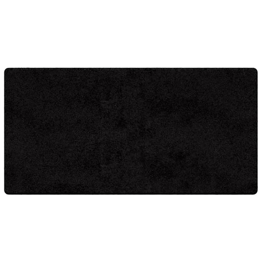 vidaXL Carpet Runner Black 100 x 200 cm 100% Polypropylene Tuft