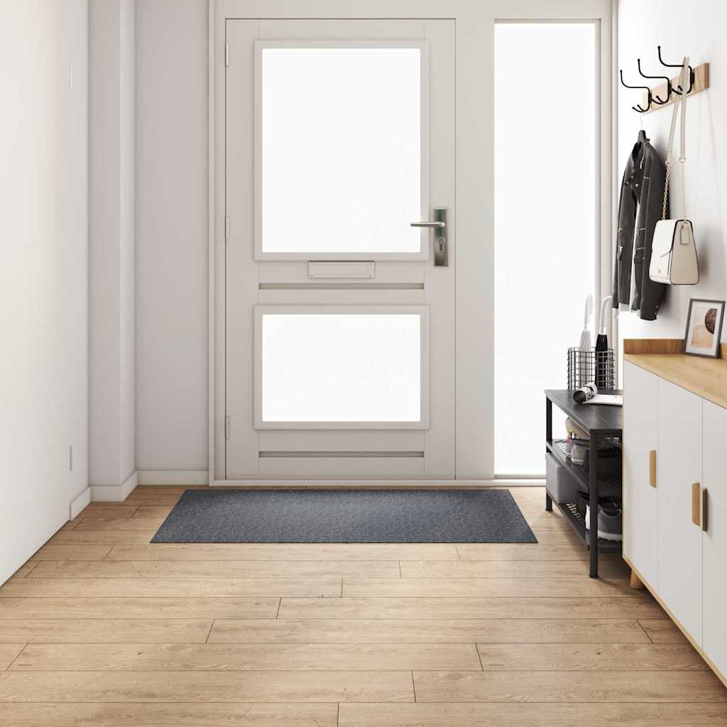 vidaXL Carpet Runner Grey 80 x 150 cm Fabric