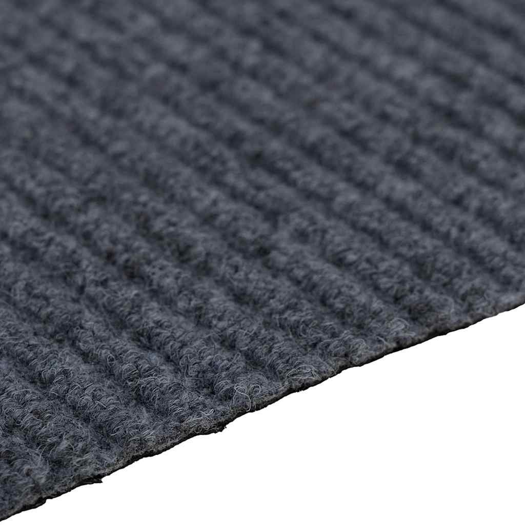 vidaXL Carpet Runner Grey 80 x 200 cm Fabric