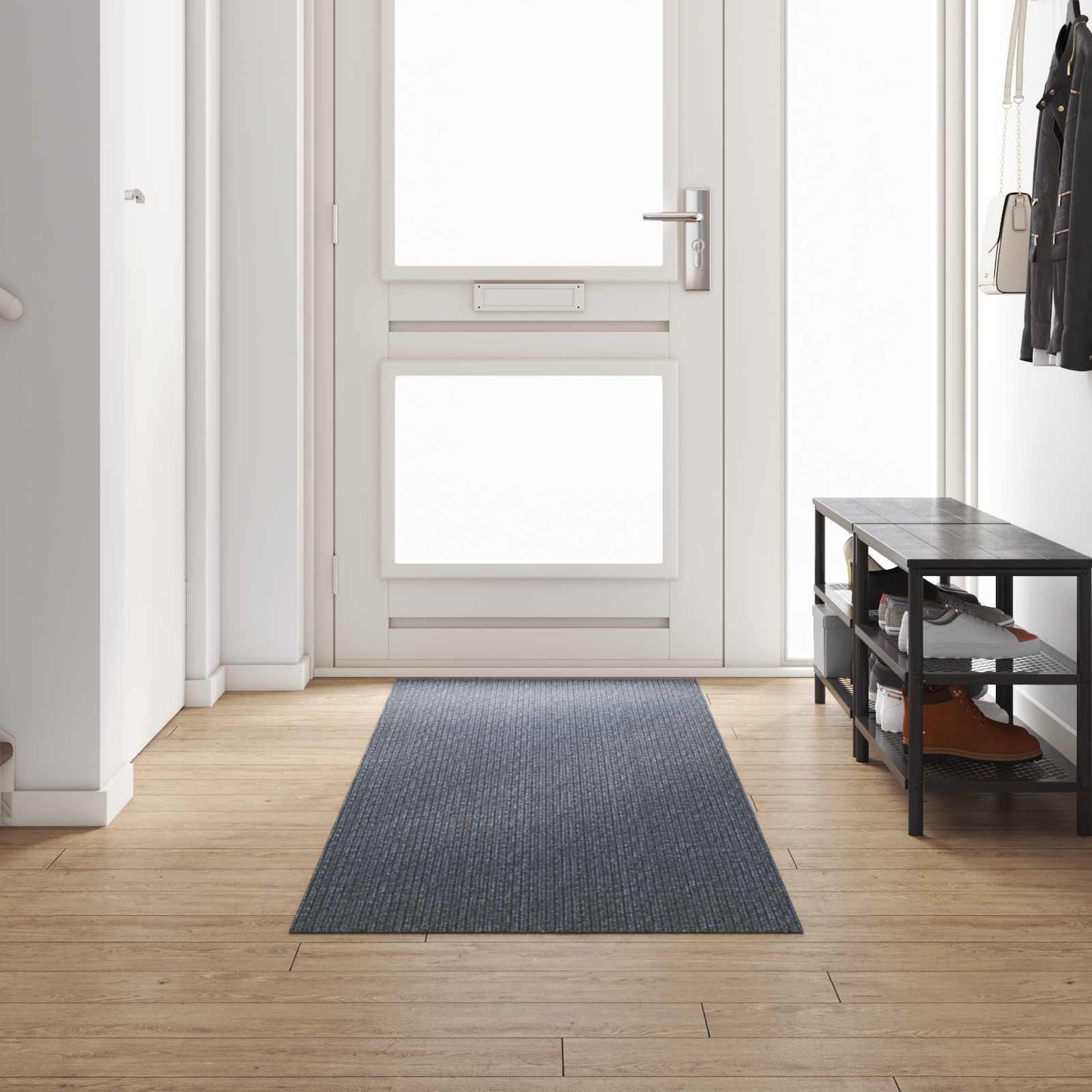 vidaXL Carpet Runner Grey 80 x 300 cm Fabric