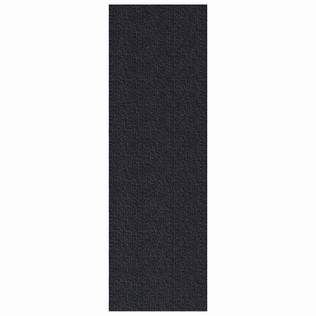 vidaXL Carpet Runner Anthracite 80 x 400 cm Fabric