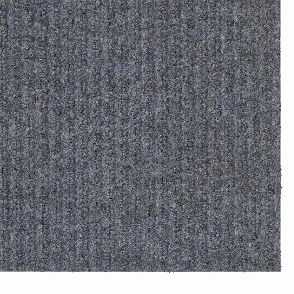 vidaXL Carpet Runner Light Grey 80 x 400 cm Fabric