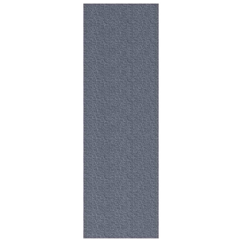 vidaXL Carpet Runner Light Grey 80 x 500 cm Fabric