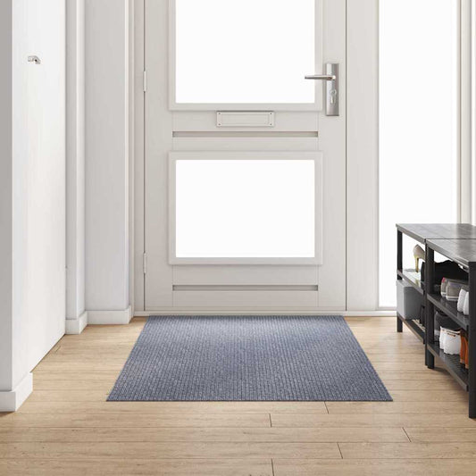 vidaXL Carpet Runner Light Grey 100 x 100 cm Fabric