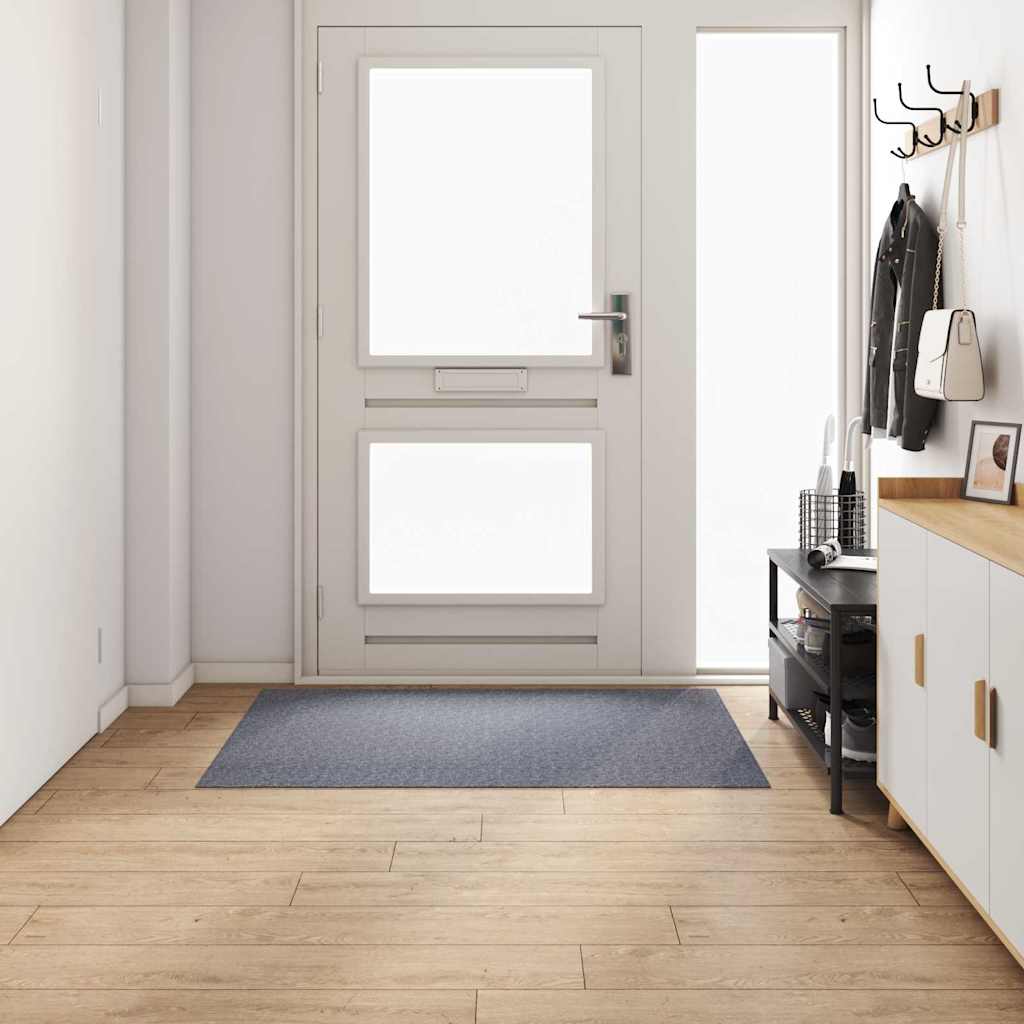 vidaXL Carpet Runner Light Grey 100 x 150 cm Fabric