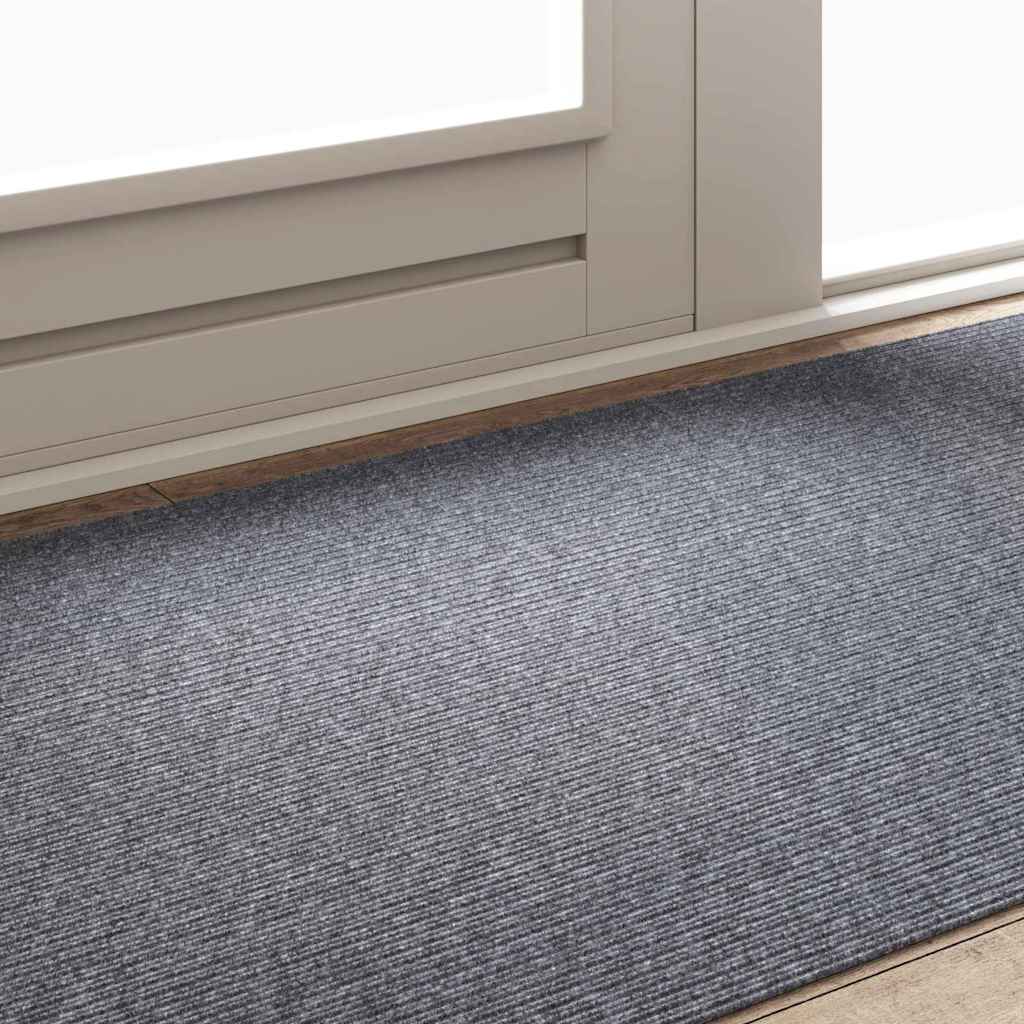 vidaXL Carpet Runner Light Grey 100 x 200 cm Fabric