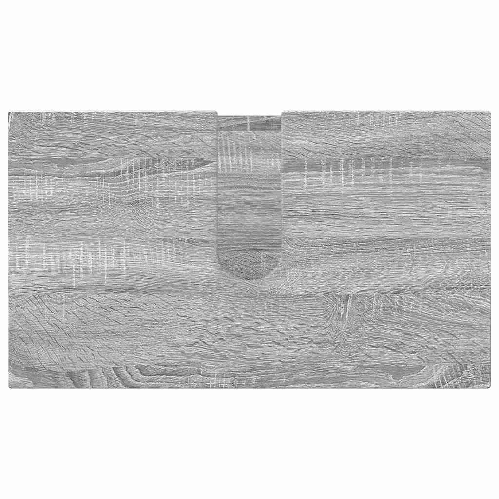 vidaXL Bathroom Furniture Set 2 pcs Grey Sonoma 61 x 35 x 64 cm
