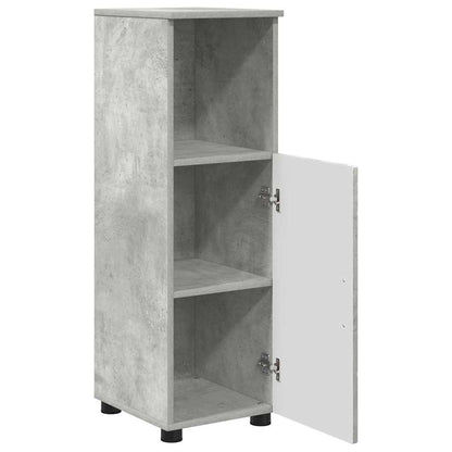 vidaXL Bathroom Furniture Set 3 pcs Concrete grey Engineered wood