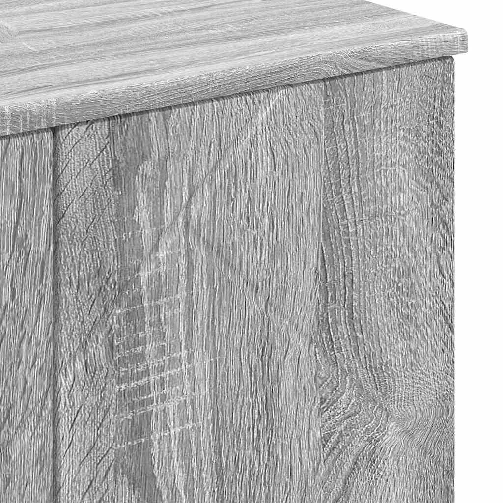 vidaXL Bathroom Furniture Set 3 pcs Grey Sonoma 61 x 35 x 64 cm