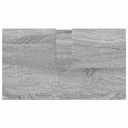 vidaXL Bathroom Furniture Set 3 pcs Grey Sonoma 61 x 35 x 64 cm