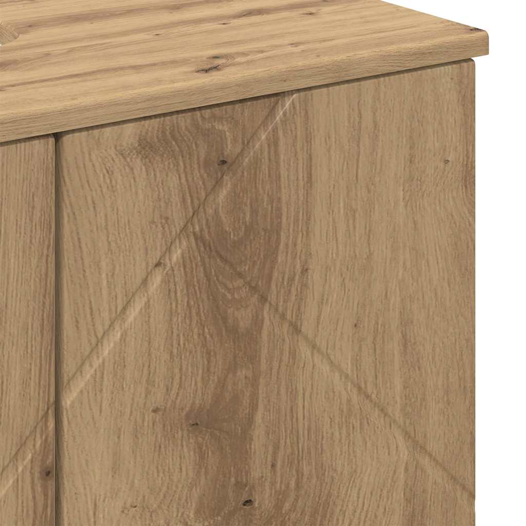 vidaXL Bathroom Furniture Set 3 pcs Artisan Oak 61 x 35 x 64 cm