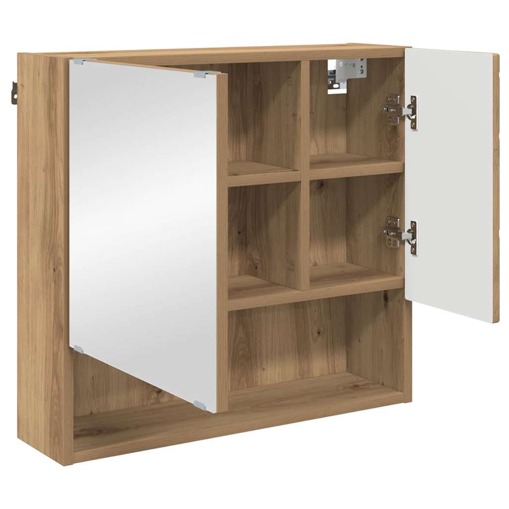 vidaXL Bathroom Furniture Set 3 pcs Artisan Oak 61 x 35 x 64 cm