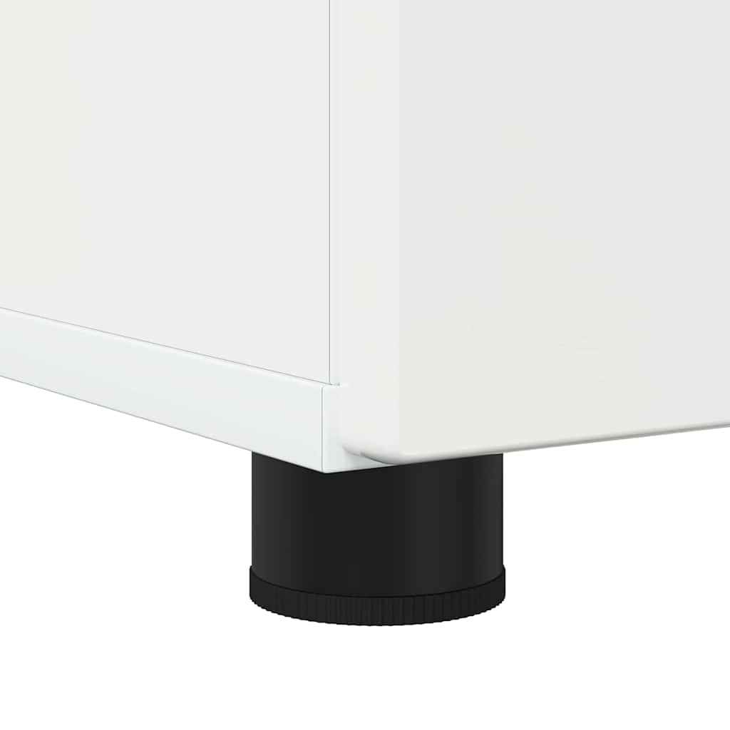 vidaXL Bathroom Furniture Set with Drawer 3 pcs High Gloss White