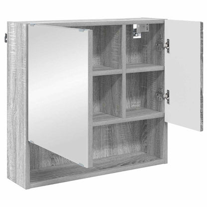 vidaXL Bathroom Furniture Set 3 pcs Grey Sonoma 61 x 35 x 64 cm