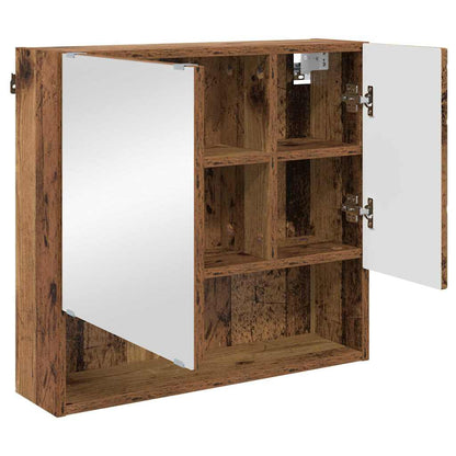 vidaXL Bathroom Furniture Set 3 pcs Old Wood 61 x 35 x 64 cm