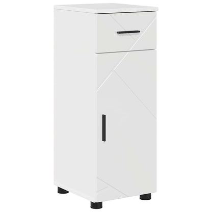 vidaXL Bathroom Furniture Set with Drawer 4 pcs High Gloss White