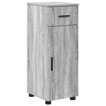vidaXL Bathroom Furniture Set 4 pcs Grey Sonoma 61 x 35 x 64 cm