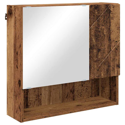 vidaXL Bathroom Furniture Set 5 pcs Old Wood 61 x 35 x 64 cm