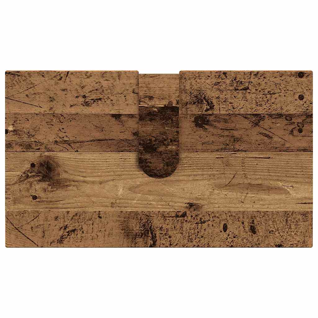 vidaXL Bathroom Furniture Set 5 pcs Old Wood 61 x 35 x 64 cm