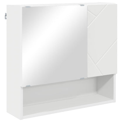 vidaXL Bathroom Furniture Set 5 pcs White Engineered wood & Metal