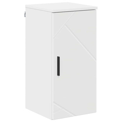 vidaXL Bathroom Furniture Set 5 pcs White Engineered wood & Metal