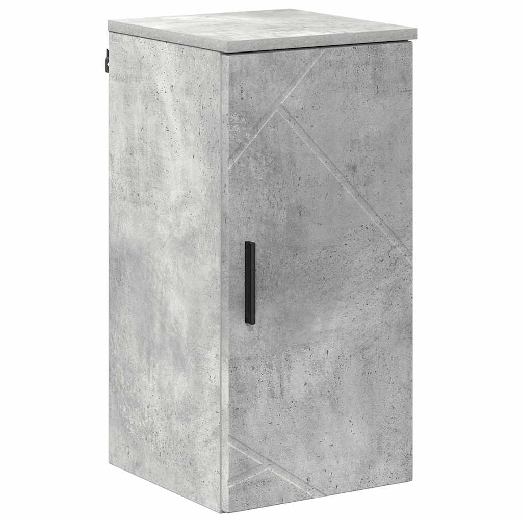 vidaXL Bathroom Furniture Set with Drawer 5 pcs Concrete Grey