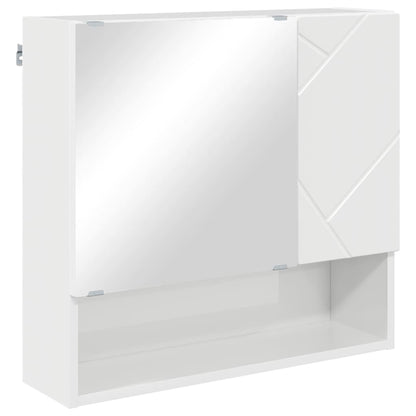 vidaXL Bathroom Furniture Set with Drawer 5 pcs High Gloss White