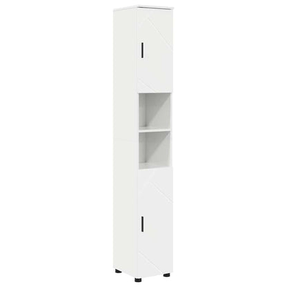 vidaXL Bathroom Furniture Set with Drawer 5 pcs High Gloss White
