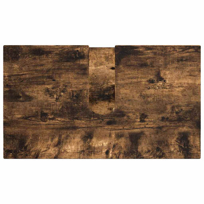 vidaXL Bathroom Furniture Set 5 pcs Smoked Oak Engineered wood & Metal