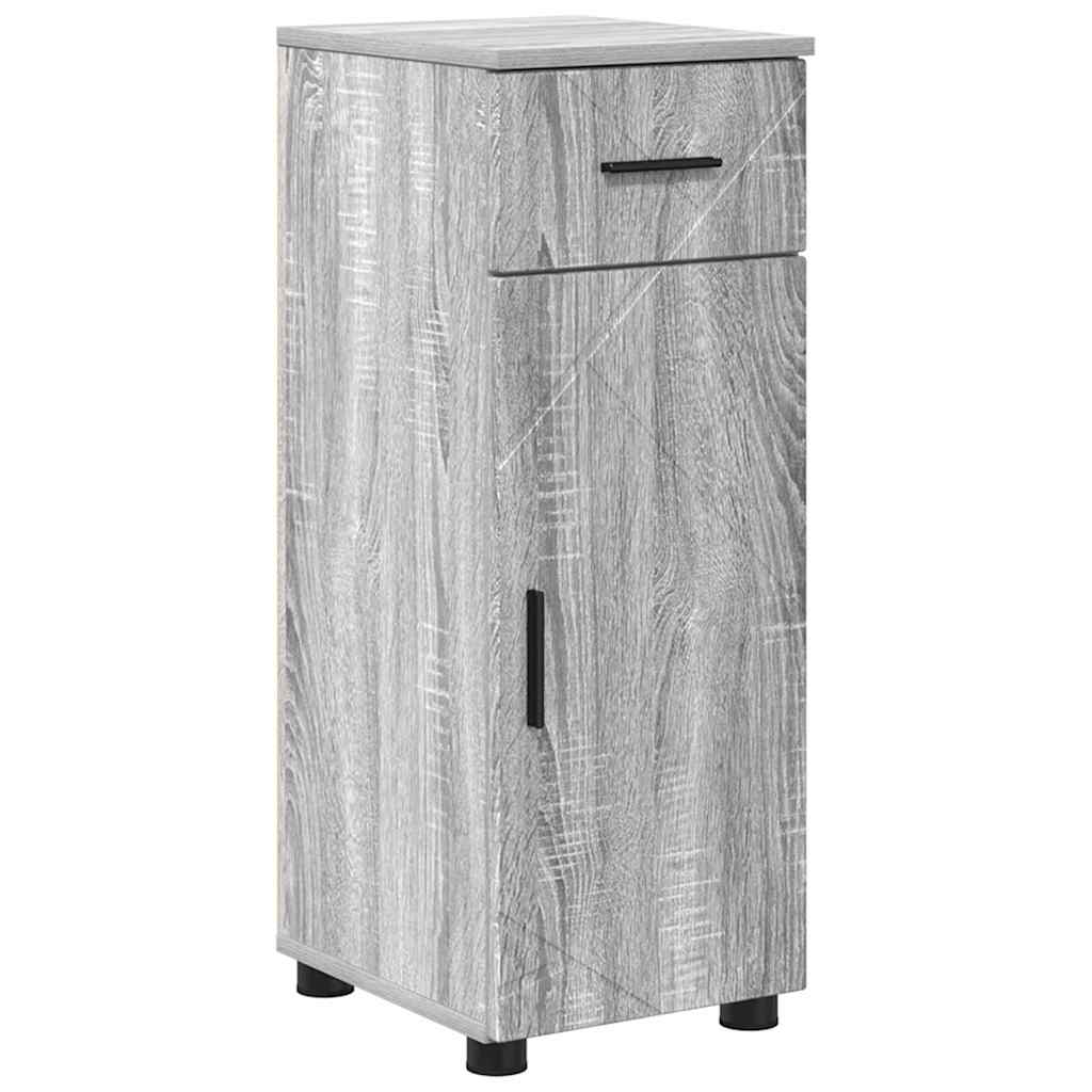 vidaXL Bathroom Furniture Set 5 pcs Grey Sonoma 61 x 35 x 64 cm