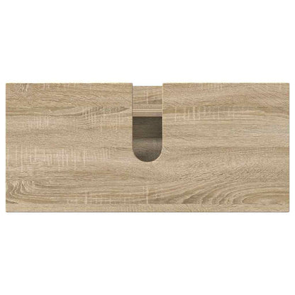 vidaXL Bathroom Furniture Set with Drawer with Shelf 2 pcs Sonoma Oak