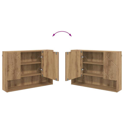 vidaXL Bathroom Furniture Set 2 pcs Artisan Oak