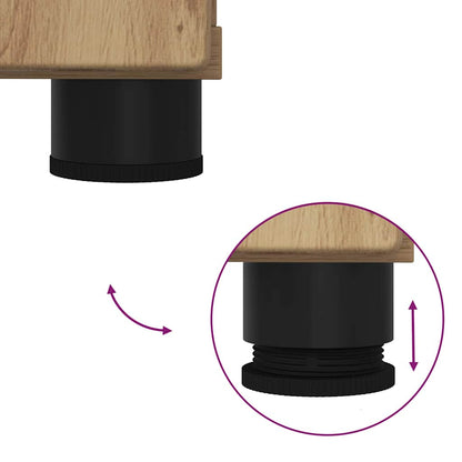 vidaXL Bathroom Furniture Set 2 pcs Artisan Oak