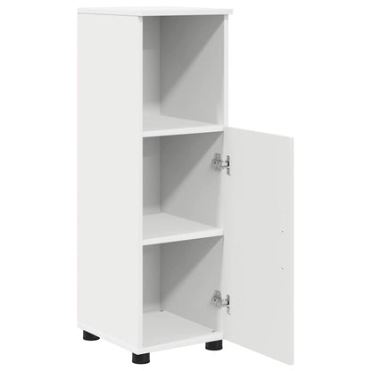 vidaXL Bathroom Furniture Set 3 pcs White Engineered Wood and Metal