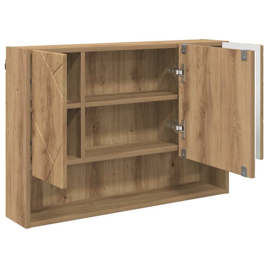 vidaXL Bathroom Furniture Set 3 pcs Artisan Oak