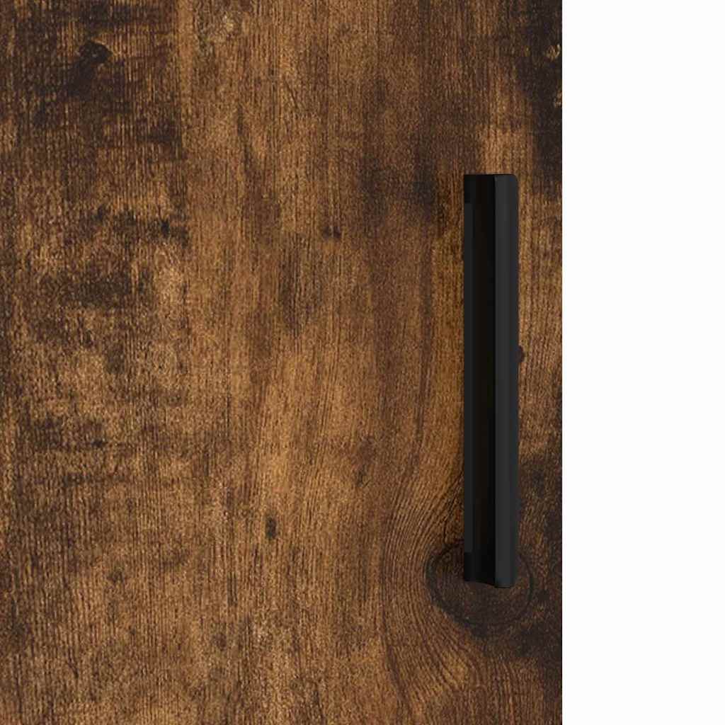 vidaXL Bathroom Furniture Set 3 pcs Smoked Oak