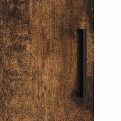 vidaXL Bathroom Furniture Set 3 pcs Smoked Oak