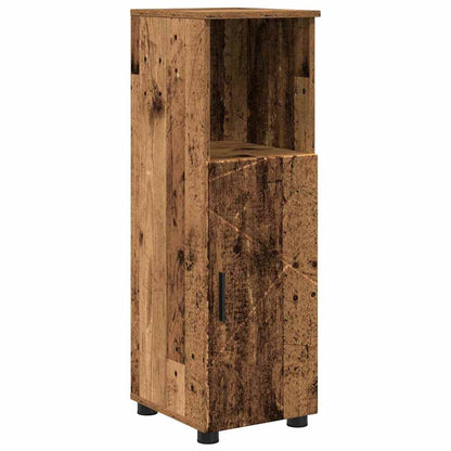 vidaXL Bathroom Furniture Set 5 pcs Old Wood Engineered Wood and Metal