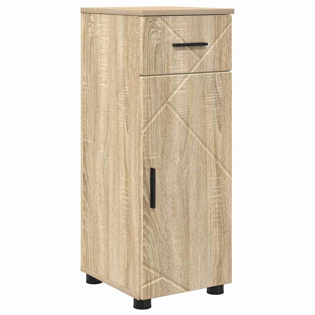 vidaXL Bathroom Furniture Set with Drawer with Shelf 5 pcs Sonoma Oak