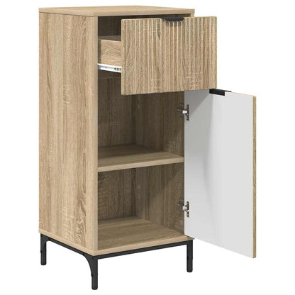 vidaXL Bathroom Furniture Set with Drawer with Shelf 2 pcs Sonoma Oak