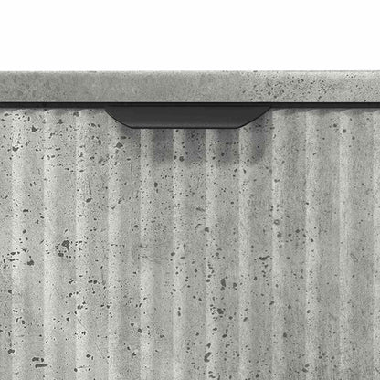 vidaXL Bathroom Furniture Set with Drawer 2 pcs Concrete Grey