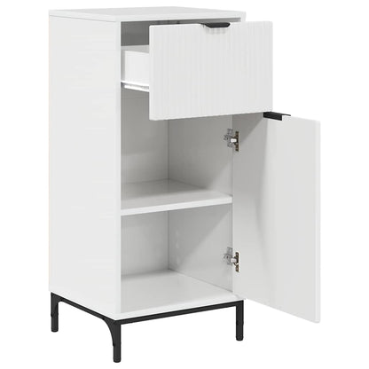 vidaXL Bathroom Furniture Set with Drawer 2 pcs High Gloss White