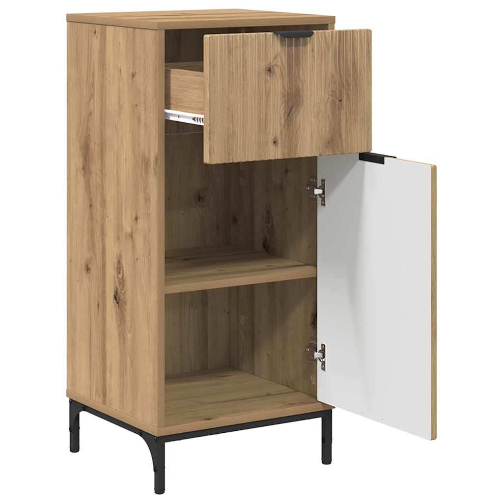 vidaXL Bathroom Furniture Set with Drawer with Shelf 2 pcs Artisan Oak