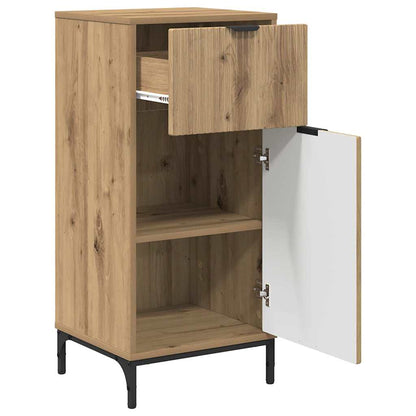 vidaXL Bathroom Furniture Set with Drawer with Shelf 2 pcs Artisan Oak