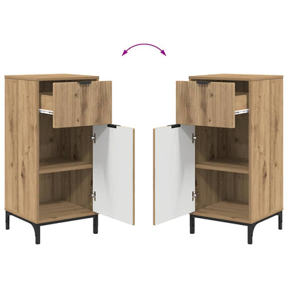 vidaXL Bathroom Furniture Set with Drawer with Shelf 2 pcs Artisan Oak